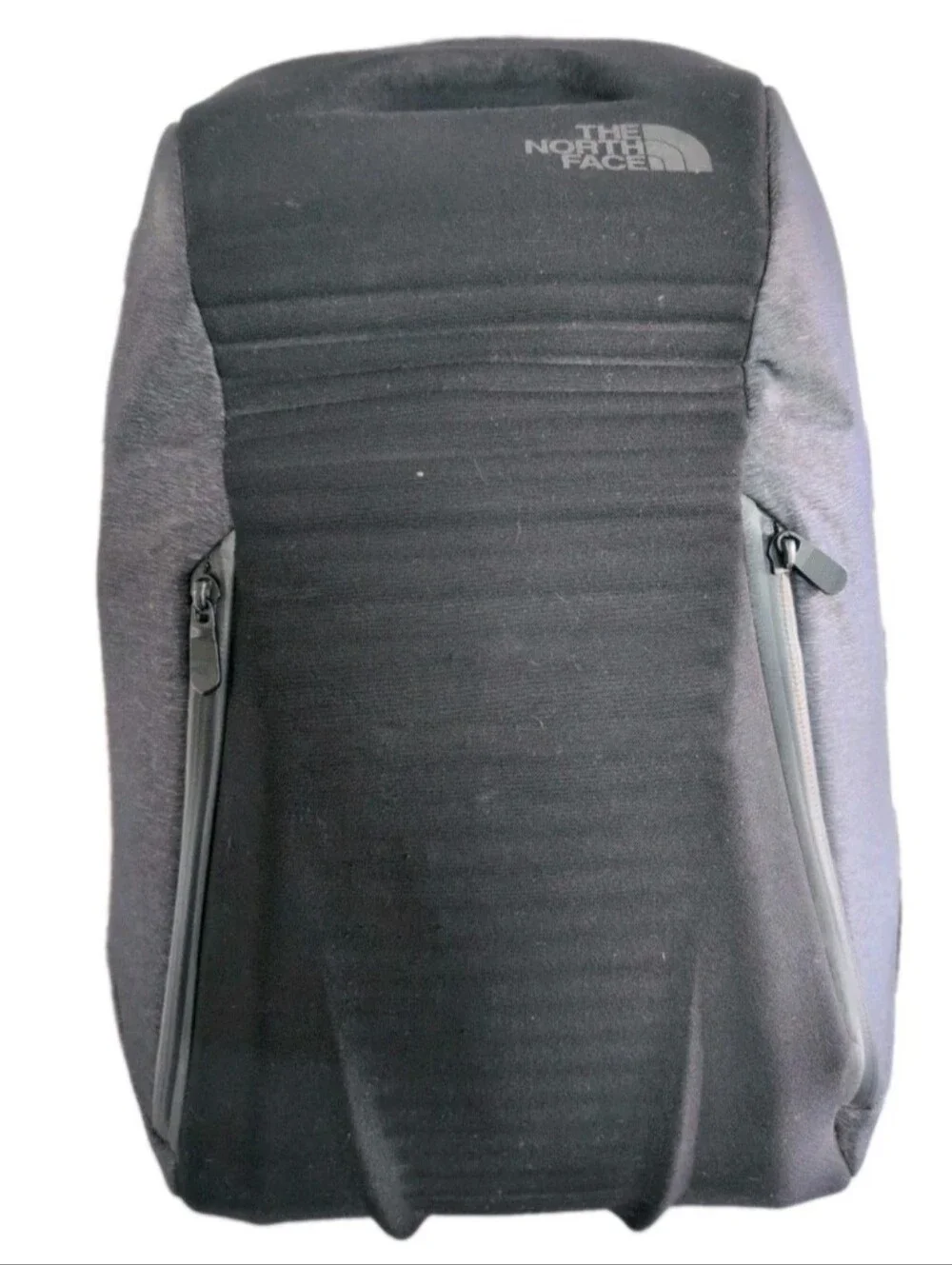 The North Face Access Pack Hard Shell Backpack black/grey colorway 22L |Clean